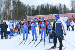 В первый день весны состоялся традиционный лыжный забег, в котором приняли участие почетные гости зимней Спартакиады ПАО «Газпром».