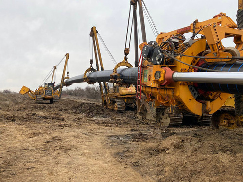 Работы по ремонту газопровода «Астраханский ГПЗ — Камыш — Бурун»