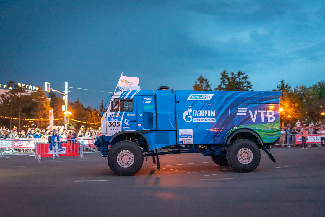 Газовый КАМАЗ на экологичном топливе